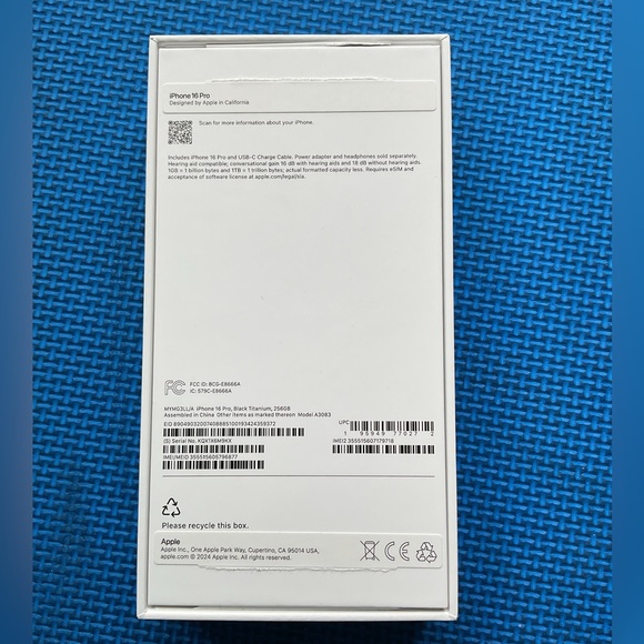 iPhone 16 pro box only - Picture 2 of 6